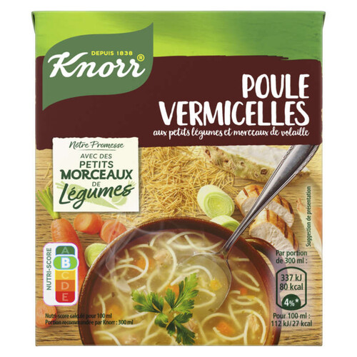 Knorr Saveurs d'Antan Soupe Poule Vermicelles 30cl
