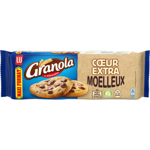 Granola Cookies Cœur Extra Moelleux aux pépites de Chocolat 312g