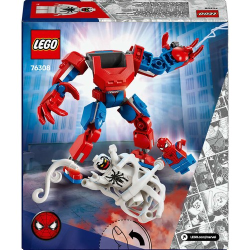 LEGO Marvel Robot de Spider-Man contre Anti-Venom 6+