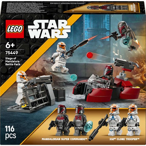 Lego® star wars™ 75449 pack de combat le siege de mandalore