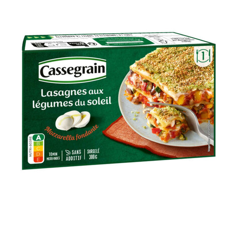 Cassegrain Lasagnes aux Légumes du Soleil 300g