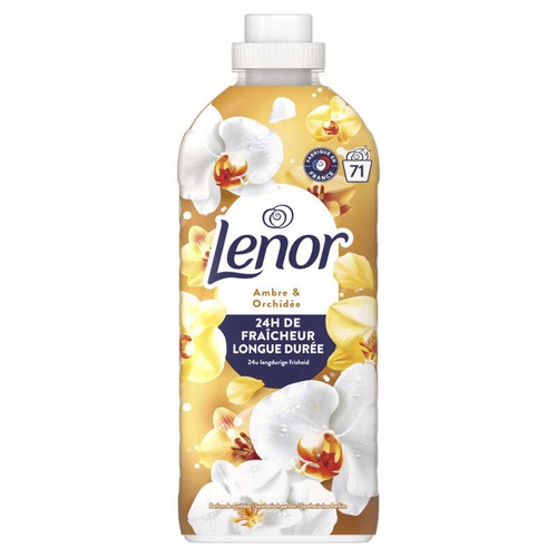 Lenor Adoucissant Fraîcheur longue durée Ambre & Orchidée x71