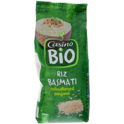 Casino Bio Riz basmati - Biologique - 500g