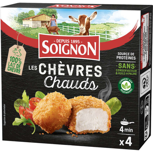 Soignon Chèvre Chaud prêt à dorer 4x25g