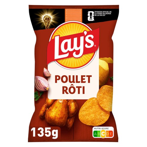 Lay's Chips saveur Poulet Rôti 135g