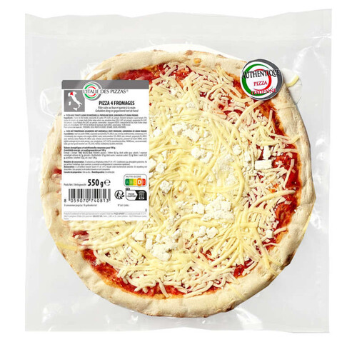 L'Italie des Pizzas Pizza capricciosa 4 Fromages 550g