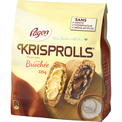 Krisprolls Petits Pains Suédois saveur Briochées 225g