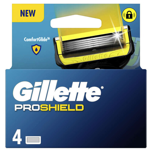 Gillette ProShield Recharges de Lames pour Homme x4