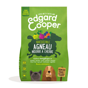 Edgard&Cooper Croquettes Adultes Edgard & Cooper Naturelles Sans Céréales Agneau Frais - 1Kg 1Kg