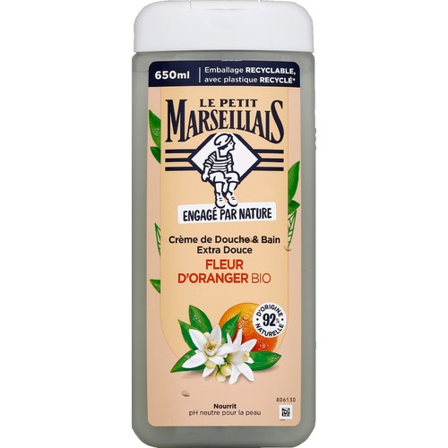 Le Petit Marseillais Gel Douche Fleur d'Oranger Bio 650ml