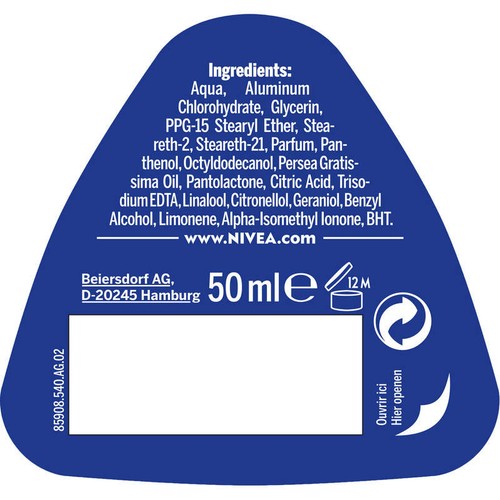 Nivea Protect & Care Déodorant Anti-transpirant 72H Roll-On 50ml