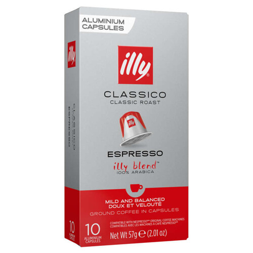 Illy Café Espresso Classico 100% Arabica x10 capsules 57g