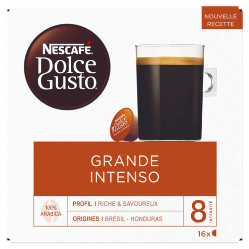 Nescafé Dolce Gusto Grande Intenso Intensité 8 x16 Capsules