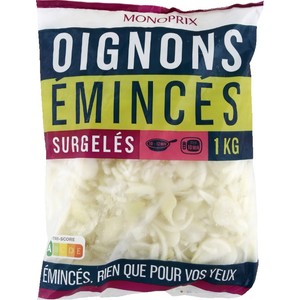 Monoprix Oignons Emincés surgelés 1kg