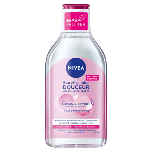 Nivea Eau Micellaire Démaquillante O2 Oxygénation 400ml