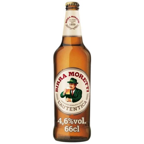 Birra Moretti Bière blonde italienne 4,6% vol. 66cl