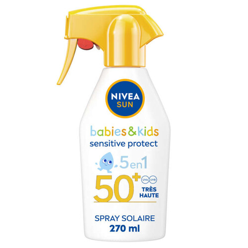 Nivea Sun Spray Solaire Bébé Et Enfants Peaux Sensibles Fps 50+ 270ml