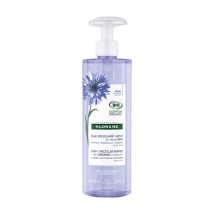 [Para] Klorane Eau Micellaire 3-en-1 au Bleuet BIO Visage, Yeux 400ml