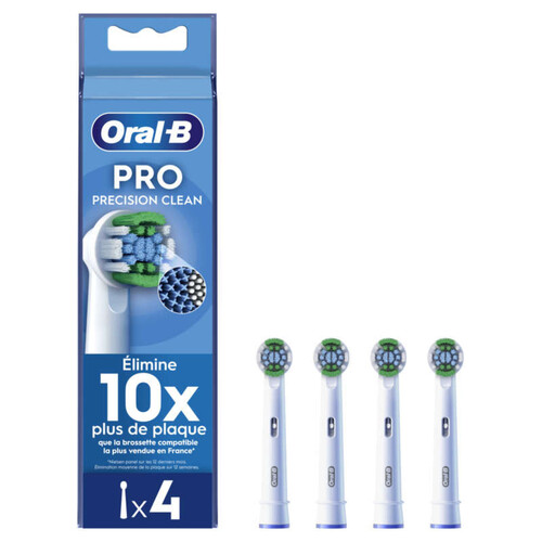 Oral-B Pro Précision Clean Brossettes Pour Brosse à Dents x 4 Unités