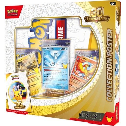 Collection Poster Pokémon 30e Anniversaire
