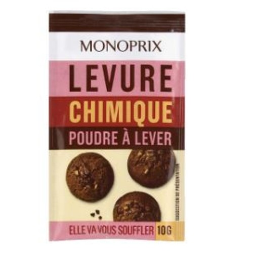 Monoprix Levure chimique en poudre 5x10g