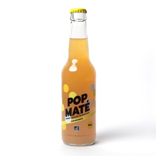 Pop Maté Boisson au Gingembre à base de yerba maté 33cl