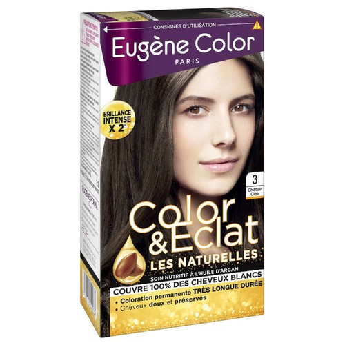 Eugène Color Coloration permanente châtain clair n° 3