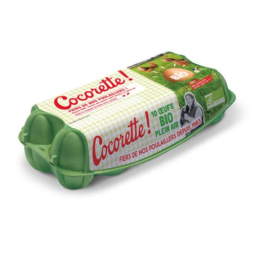 Cocorette Œufs Bio x10
