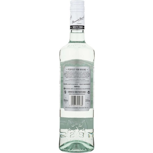 Rhum blanc Bacardi Carta Blanca 37,5° - 70cl