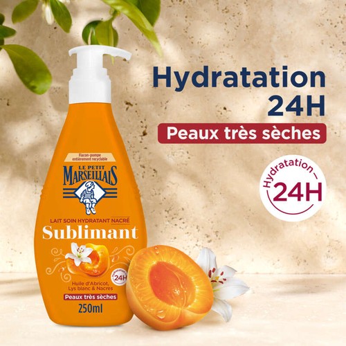 Le Petit Marseillais Lait Sublimant Abricot 250ml