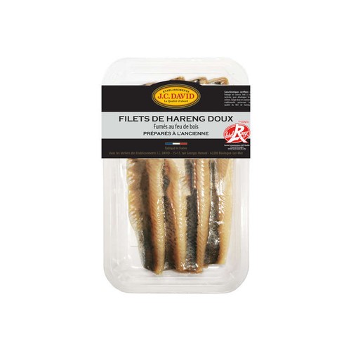 J.c. David Filets de hareng doux Fuméa au Feu de Bois 200g