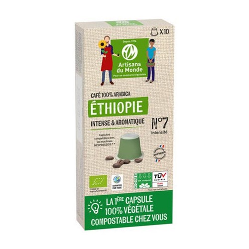 Artisans du Monde Café Ethiopie capsules x10