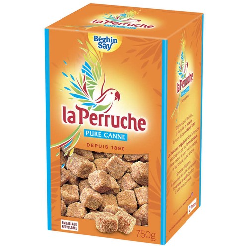 La Perruche Sucre De Canne En Morceaux La Boîte De 750g