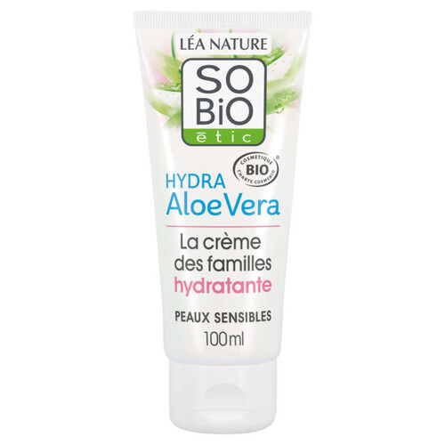 SO'BiO Étic Crème Hydratante 24h Aloe Vera 100ml