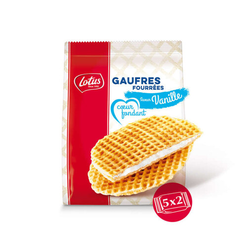 Lotus Bakeries Gaufres Coeur Fondant Vanille 310G