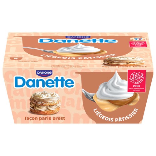 Danette Liégeois Paris Brest 4x90g
