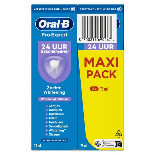 Oral-B Pro-Expert Blanchiment Doux 2x75ml
