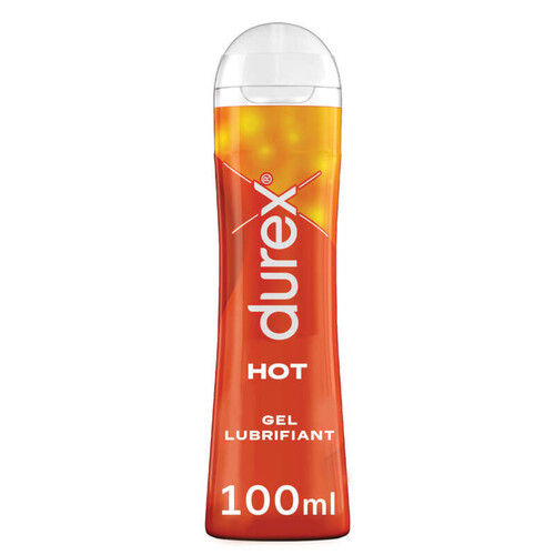 Durex Gel Lubrifiant Intime Hot Effet Chauffant Base Eau 100ml