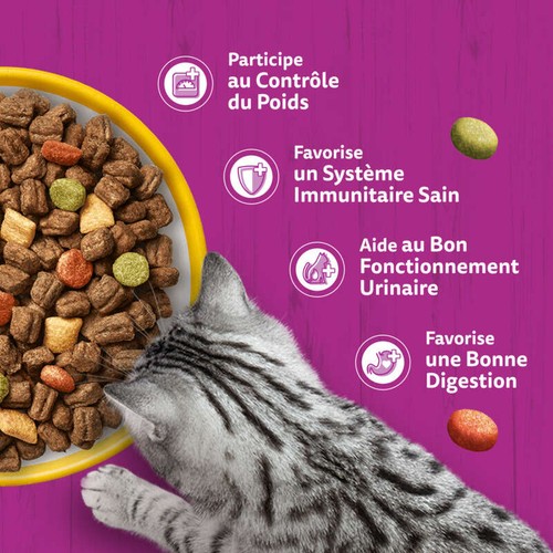Whiskas Croquettes au Poulet pour chat adulte stérilisé 1,4kg