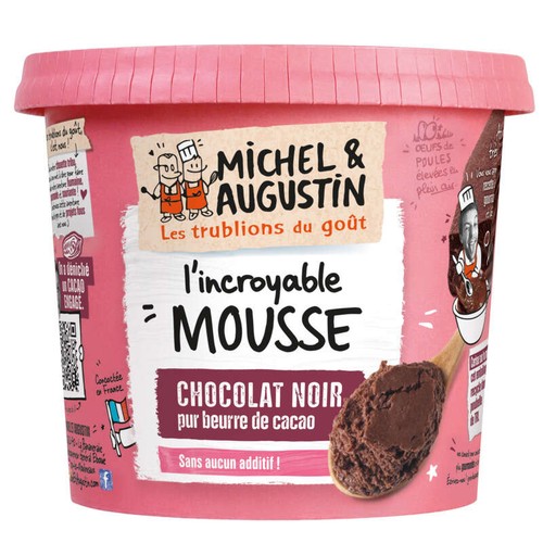 Michel & Augustin L'incroyable Mousse Au Chocolat Noir 245g