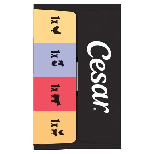 Cesar Terrines Traiteur 4 Variétés, Pour Chien 4x150g