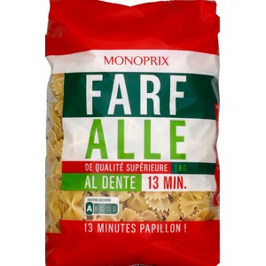 Monoprix Farfalle Qualité Supérieure 1kg