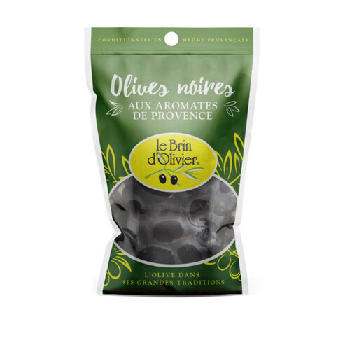 Le Brin D'Olivier Olives Noires Aux Aromates De Provence 150G