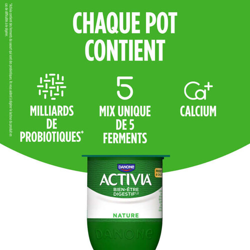 Activia Yaourt Nature Bifidus 4x125g