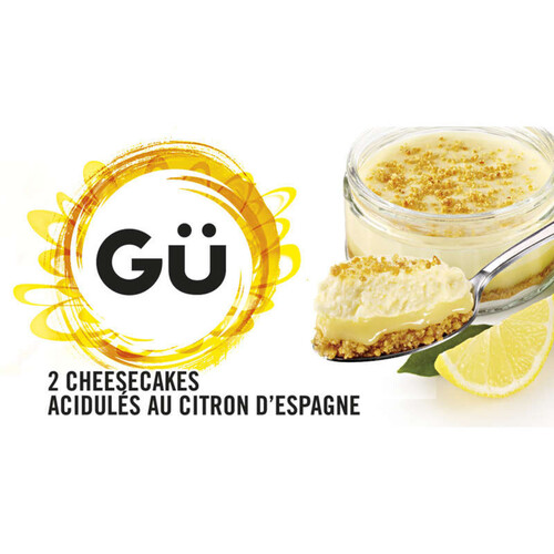 GÜ Cheesecake Acidulés au Citron d'Espagne 2x90g