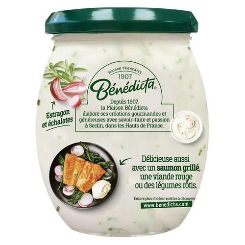 Bénédicta Sauce béarnaise à l'estragon et aux échalotes 260g