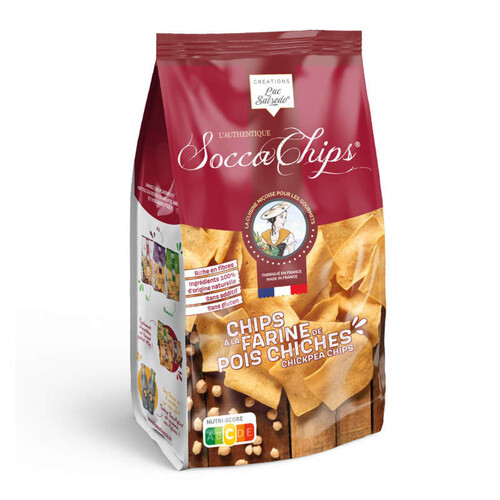 Socca chips à la farine de pois chiche 120g