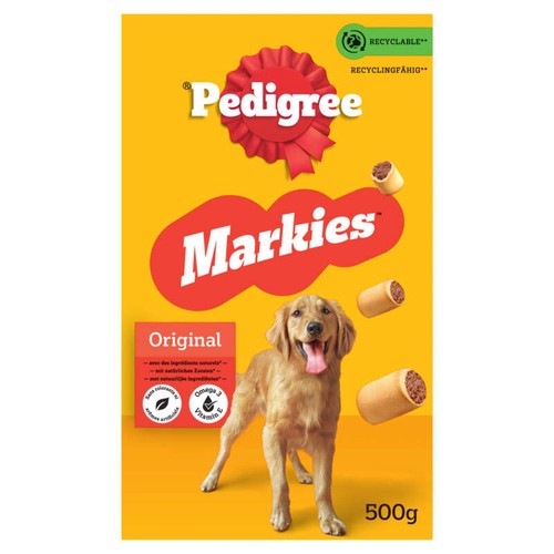 Pedigree Markies Biscuits Fourrés Pour Chien 500G