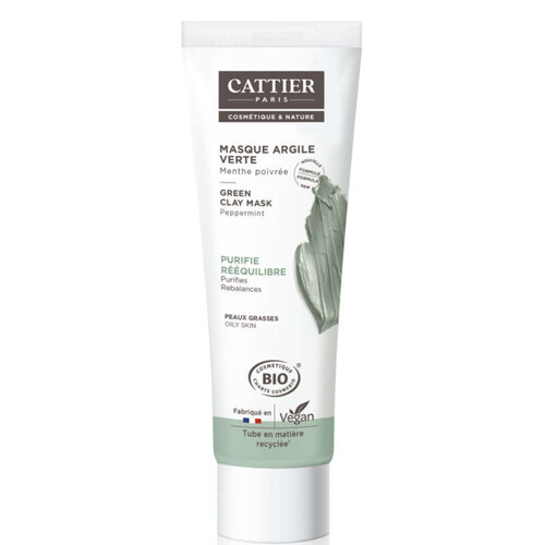 [Par Naturalia]  Cattier Masque Argile Verte 100ml