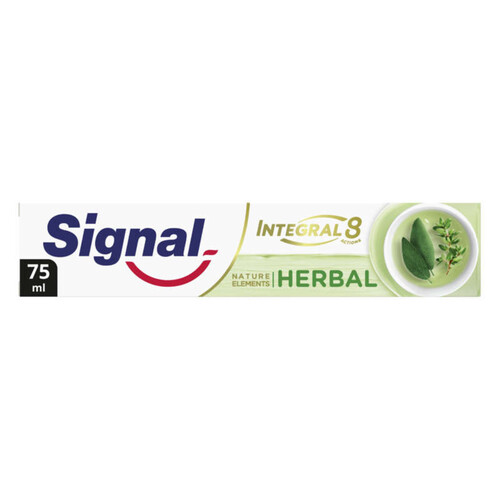 Signal Dentifrice Integral 8 Herbal Soin Gencives 75ml